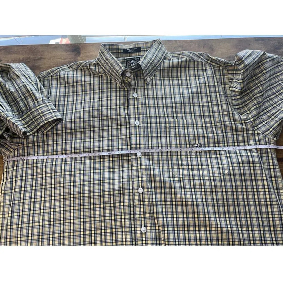 CINCH Mens L Yellow Plaid Button Down Long Sleeves Western/Cowboy Top - Picture 5 of 11